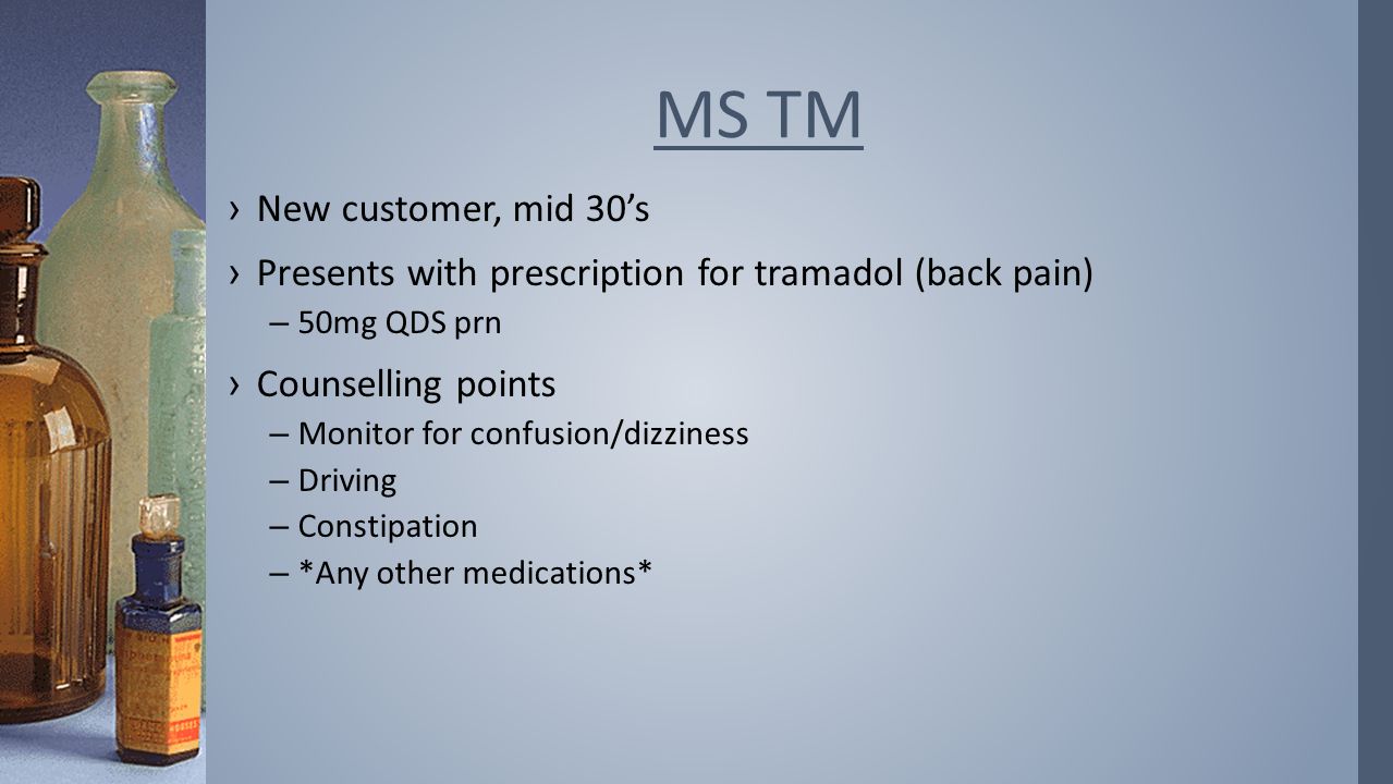 ms tramadol pain for